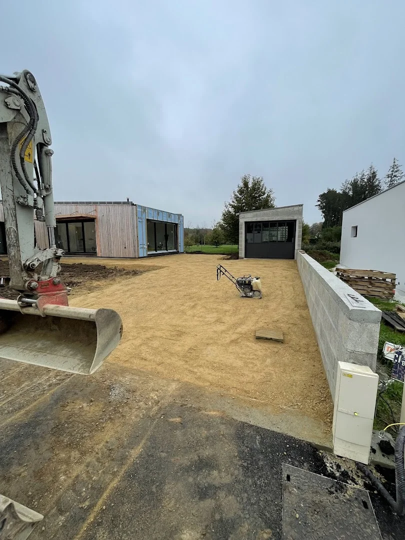 Chantier terrassement MBS Paysage